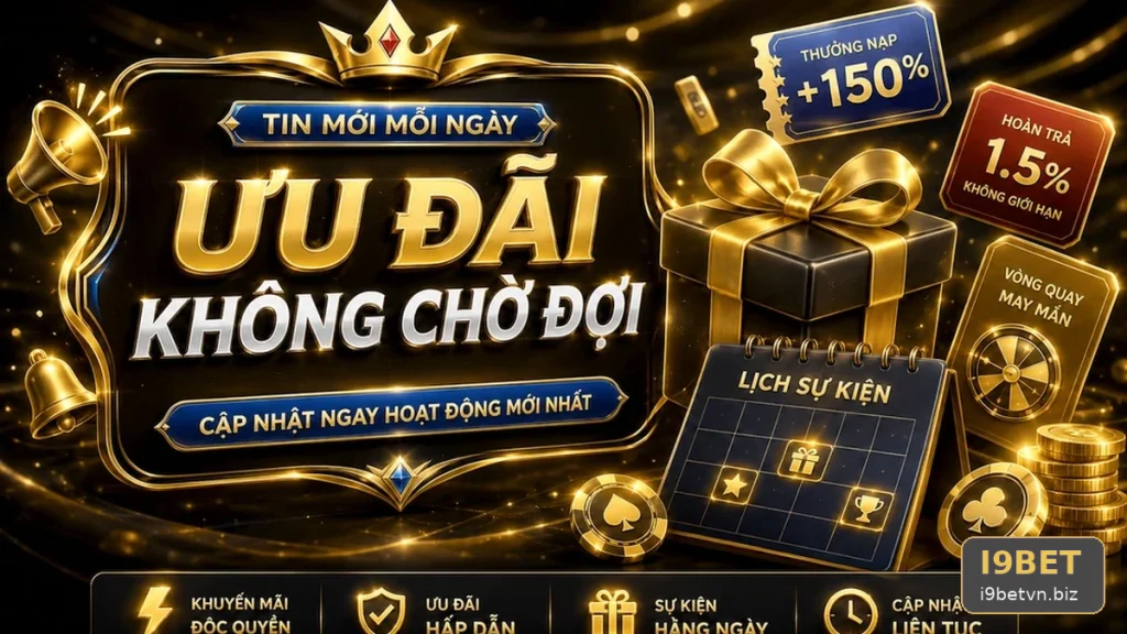 Khuyến Mãi I9BET: Đọc Chi Tiết Giao Diện Tin Mới, Ưu Đãi Và Điều Kiện – Cuộc Kiểm Tra Thực Tế Qua Góc Kiểm Chứng Theo Tên Miền i9betvn.biz
